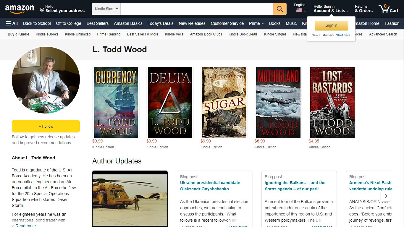 L. Todd Wood - amazon.com