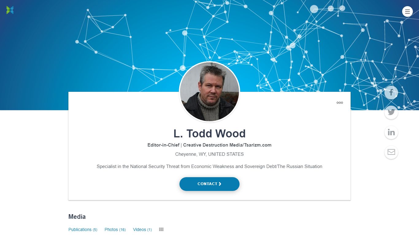 L. Todd Wood Editor-in-Chief - ExpertFile